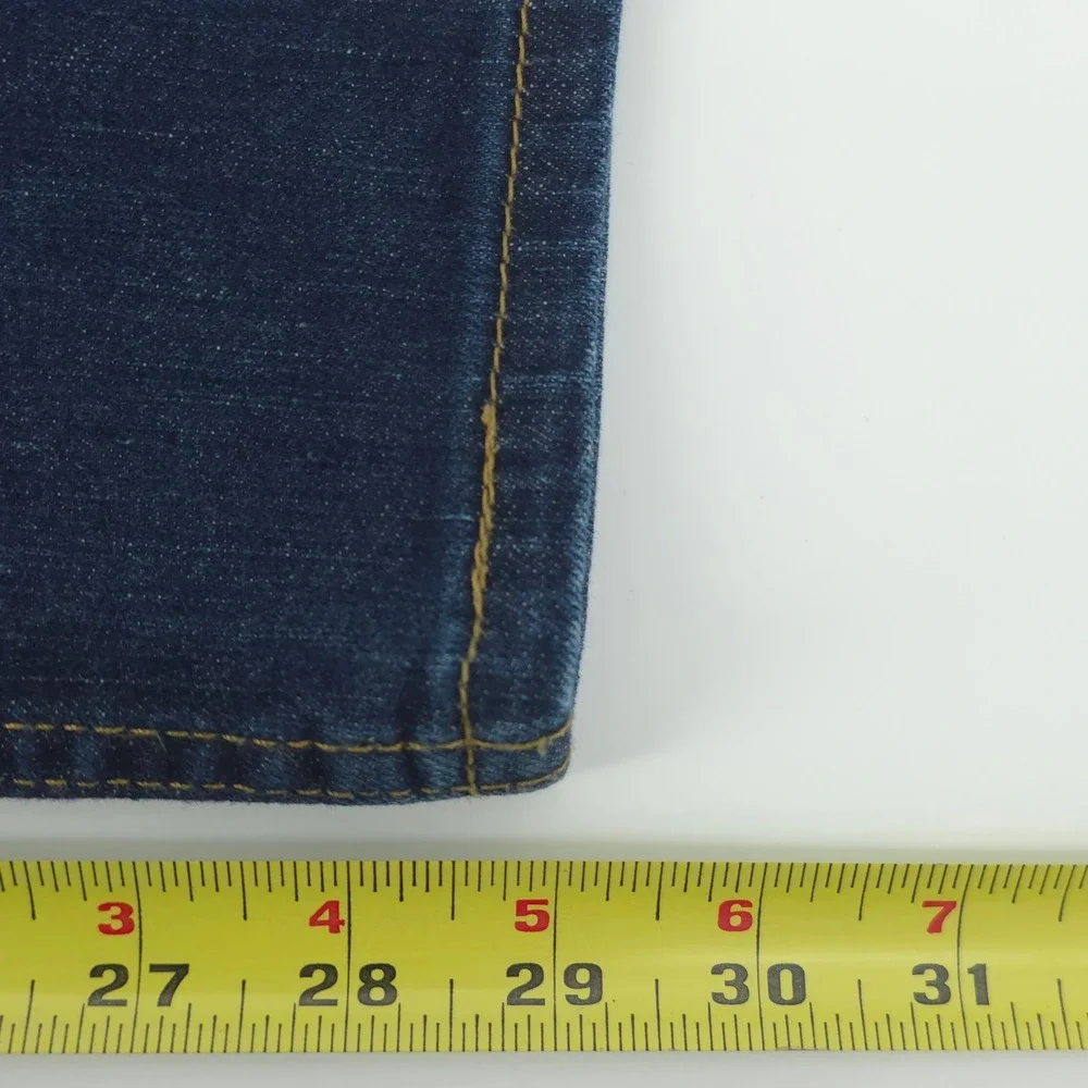 Levi's‎ Mens Jeans 513 Slim Straight 38x30 Blue Dark Wash Denim Classic